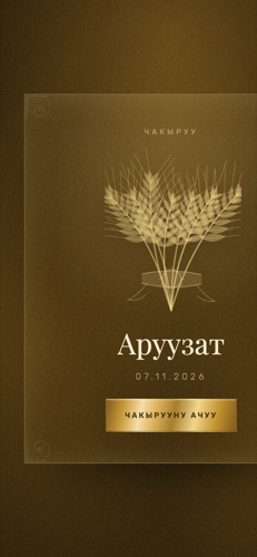 Дизайн «Sary Altyn»